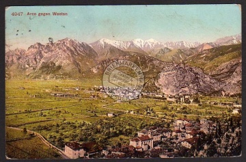Arco Trentino  gegen Westen 1923 