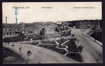 Schöneck Albertsplatz Kurhotel Schützenhaus 