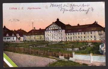 Löbau Jägerkaserne Feldpost 1916 