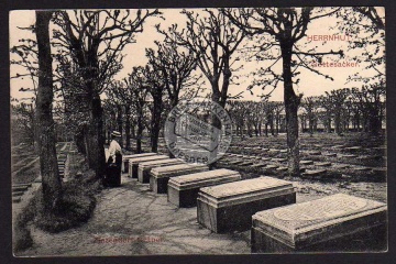Herrnhut Gottesacker Zinzendorf Gräber 1914 