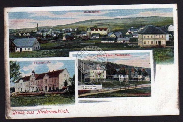 Niederneukirch Volksschule Valtenthal 1912 