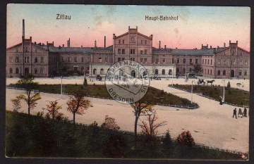 Zittau Haupt Bahnhof  1918 