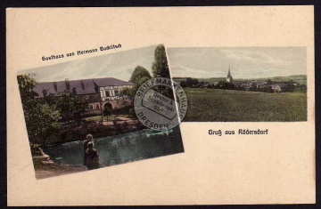 Rödersdorf Gasthaus Bucklitsch Göschitz ca1910 