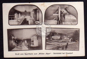 Schönfeld b Kipsdorf Sportheim z Wilden Jäger 
