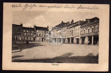 Stenay Markt Imprimerie Ricadat 1915 Feldpost 
