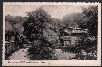 Rabenauer Mühle Rabenauer Grund 1940 