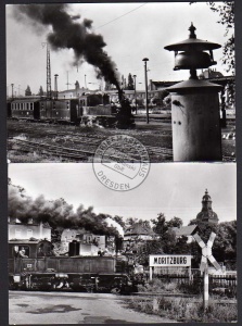 2 AK Traditionsbahn Radebeul  Radeburg Lok 99 539 