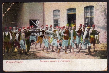 Konstantinopel Constantinople 1908 Pompiers 