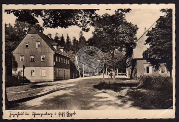 Jägerhaus bei Schwarzenberg 1938 Landpost 