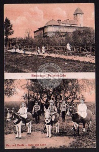 Ebersbach 1918 Restaurant Felsenmühle 4 Esel 