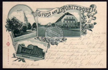 Moritzdorf Ottendorf Okrilla 1901 Gasthof 