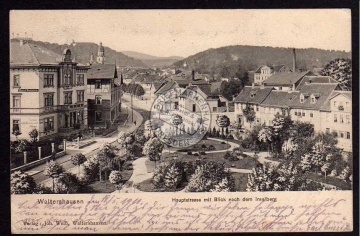 Waltershausen Hauptstrasse Inselberg 1911 