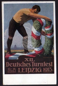 XII. Deutsches Turnfst Leipzig 1913 Festkranz 