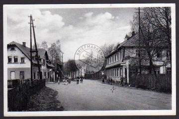 Gasthof Hirschberg b Olbernhau 1942 Restaurant 