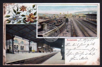 Kreiensen Bahnhof 1905 Gleisseite 