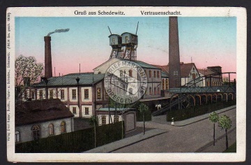 Schedewitz Bergbau Vertrauensschacht 1908 