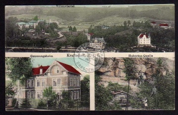 Kraftsdorf Villenviertel 1915 Hubertus Quelle 