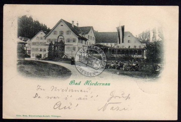 Bad Niedernau 1897 Gasthof Tübingen 