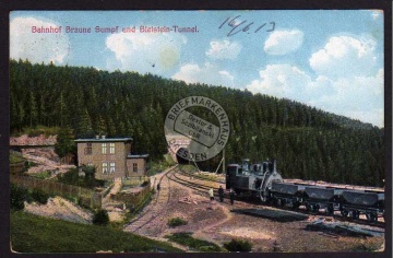 Bahnhof Braune Sumpf Bielstein Tunnel Lok Lore 