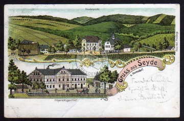 Seyde 1904 Hermsdorf Erzg. Gasthof Restaurant 