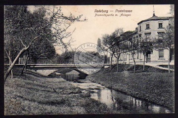 Radeburg Poststrasse Prommnitzpartie m. Anlage 