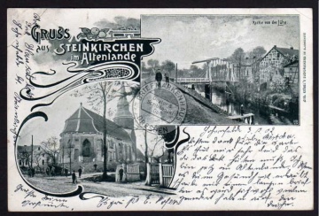 Steinkirchen im Altenlande 1902 Lühe 