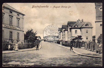 Bischofswerda 1913 König Str. Park Schänke 