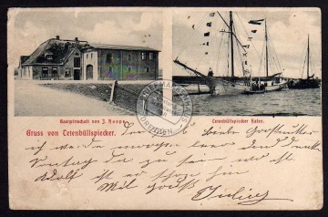 Tetenbüllspiecker 1905 Gastwirtschaft Hafen 