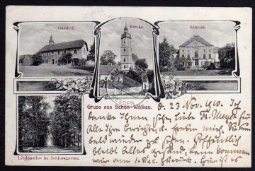 Schön Wölkau Kleinwölkau Gasthof Kirche Schloß 