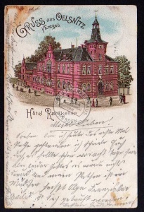 Oelsnitz Hotel Ratskeller 1897 