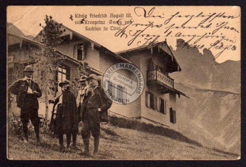 Sachsen Adel König Kronprinz Georg in Tirol 