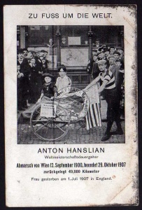 A.Wanslian Weltmeisterschaftsdauergeher 1907 