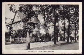 Gütersloh Villa Unter Meiers Bäumen 1918 Feldp 