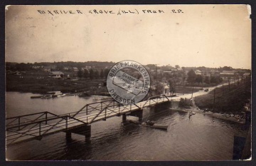Fox River Grove 1925 Wabash River Illinois 