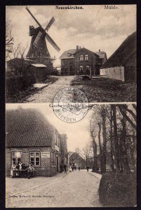 Neuenkirchen Dithmarschen 1906 Mole Windmühle 