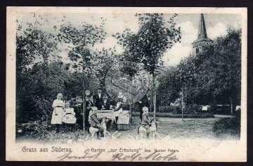 Süderau Garten Gasthaus Zur Erholung G. Peters 