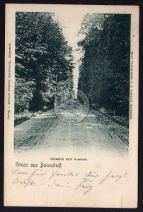 Barmstedt Chausee nach Vossloch 1902 