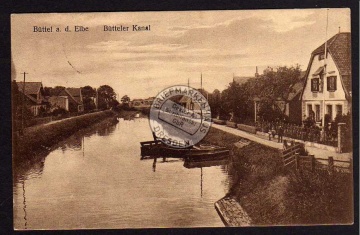 Büttel Elbe Bütteler Kanal 1932 