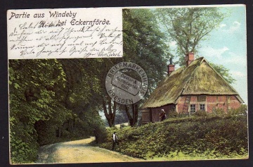 Partie aus Windeby bei Eckernförde 1901 