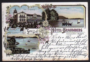 Gremsmühlen Malente 1897 Hotel Brahmberg 