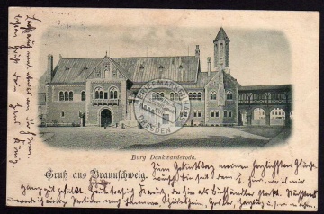 Braunschweig Burg Dankwarderode 1897 