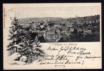 Siegen vom Häusling 1902 