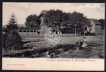 Braunlage Försterei Brunnenbach Harz Dackel 