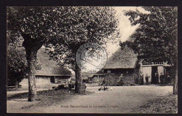 Lensahn i. Holst. Altes Bauernhaus 1912 