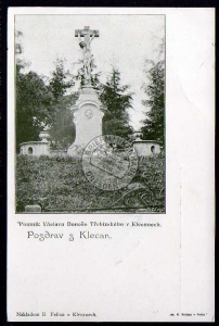 Kleecanech Klecanech Grab Friedhof 1900 