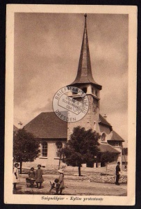 Saignelegier Kirche Eglise protestante 1918 