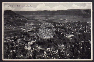 Jena Blick vom Landgrafen Rats Zeile Oelmühle 