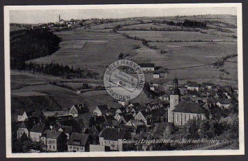 Geising Blick nach Altenberg 1937 