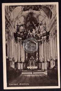 Amorbach Miltenberg Abteikirche 1919 