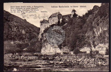 Schloss Runkelstein bei Bozen 1911 Südtirol 